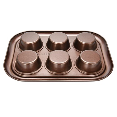 Форма для випікання 6 кексів Fissman 29,4x21x3,5 см (5648)