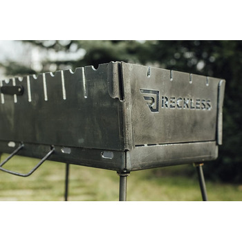 Портативний мангал та 12 шампурів 3 мм KL 12/3