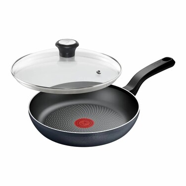 Сковорода з кришкою Tefal So' Light, 24см, алюміній, бакеліт, скло, чорний