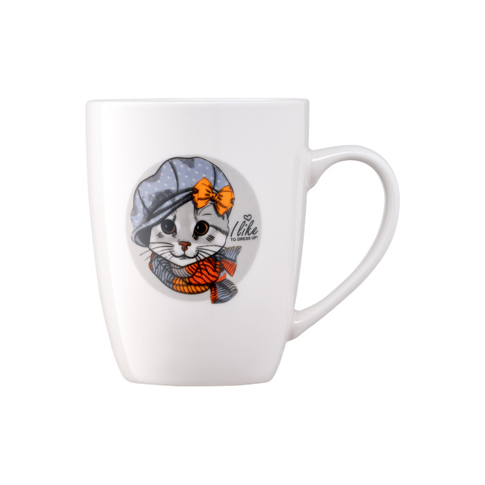 ARDESTO Чашка Lovely cat, 320 мл, порцеляна