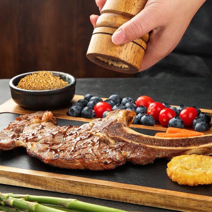 Сервірувальна тарілка зі сланцю для стейків 33 х 23 см HALE OTEIR