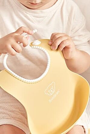 Слюнявчики для детей 2 предмета, бледно-желтый BabyBjörn