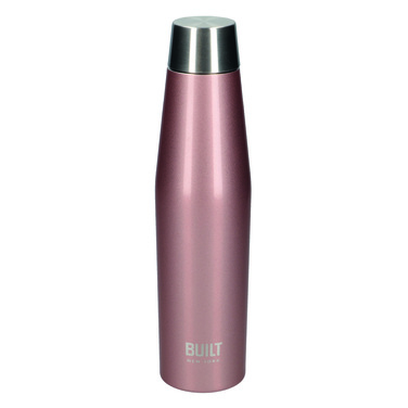 Бутылка металлическая Built Active, с двойными стенками, розовое золото, 540 мл