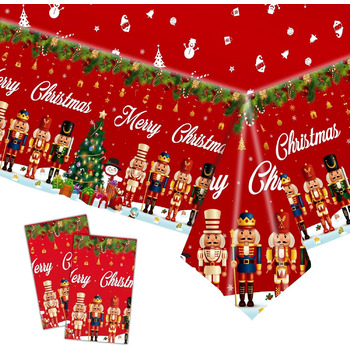 Різдвяні скатертини, одноразова 137 x 274 см POPOYU