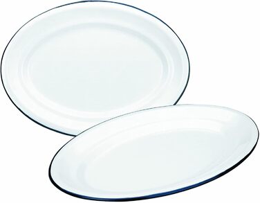 Тарілка сервірувальна, овальна Ibili Blanca