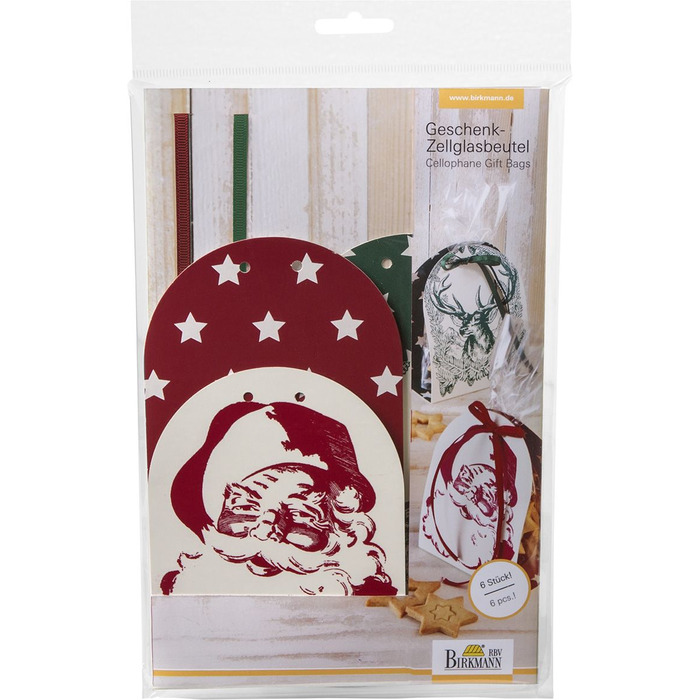 Набір подарункових пакетів, 18 шт, 11,5 x 18 см, RBV Birkmann