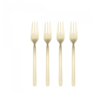 Набір вилок для торта, 4 предмети, золотисті Stella Blomus