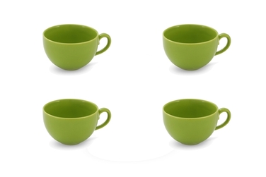 Набір чашок для кави 0,24 л, 4 предмета, лаймовий Happymix Friesland