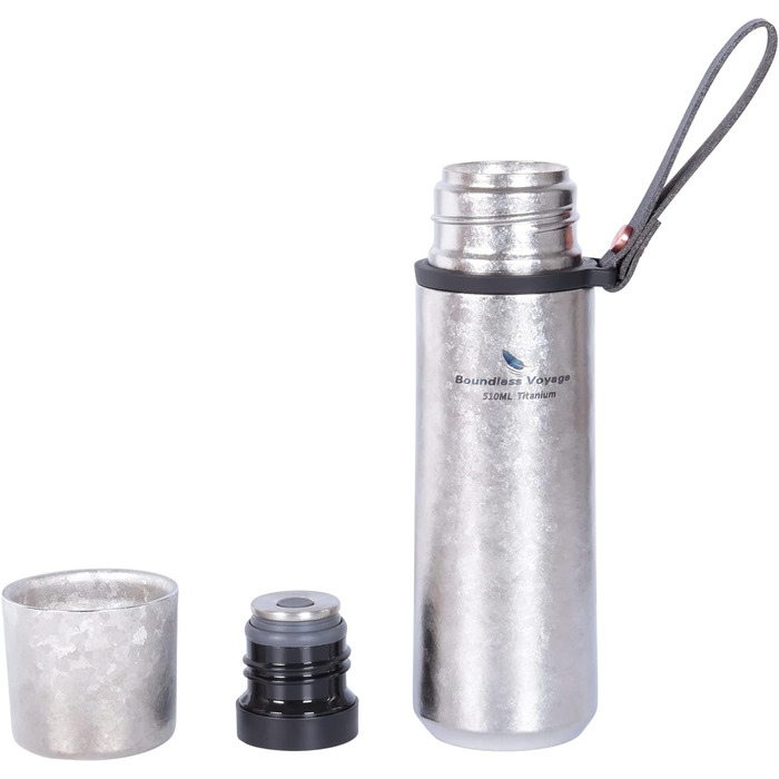 Титановый термос 510мл. iBasingo