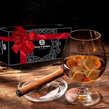 Набір келихів та каменів для віскі 12 предметів Grimm & Brothers FRANKFURT