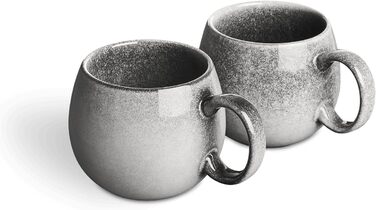 Набор посуды Misty Cliff 24 предм., Столовый сервиз из керамогранита на 4 персоны (набор чашек из 2 шт.)