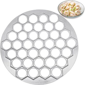 Форма для пельменів з 37 отворами, 2-в-1 пельменник Mritrit