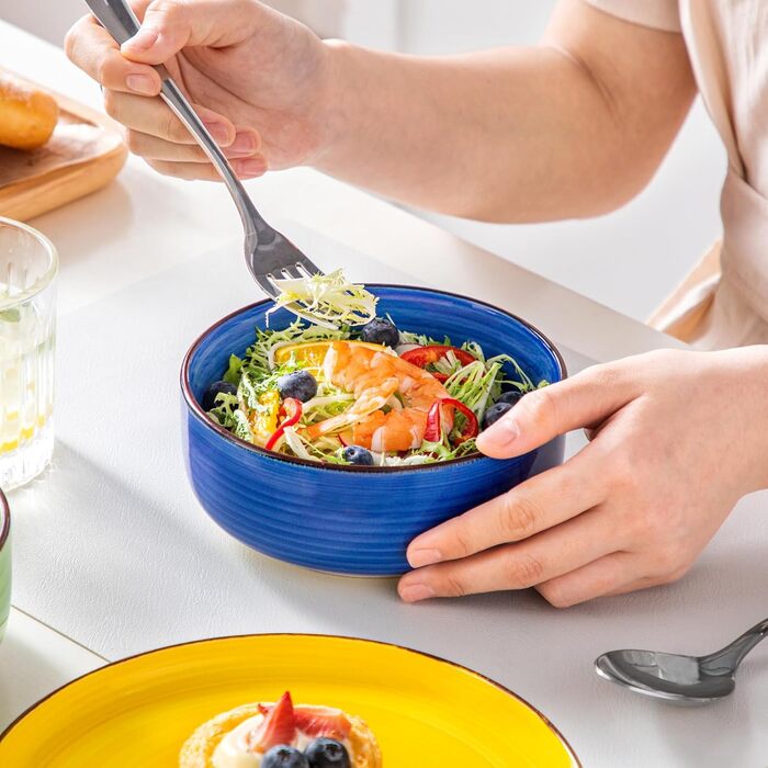 Обідний сервіз на 6 персон, 18 предметів, різнокольоровий Bonita Vancasso