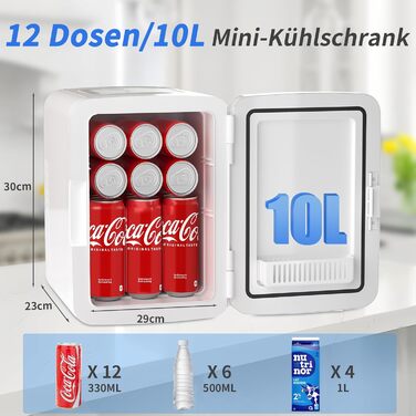 Міні-холодильник 10 л білий YASHE