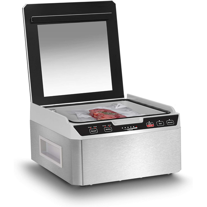 Камерный вакуумный упаковщик из нержавеющей стали 3 л, 70 л/мин, 240 Вт Caso