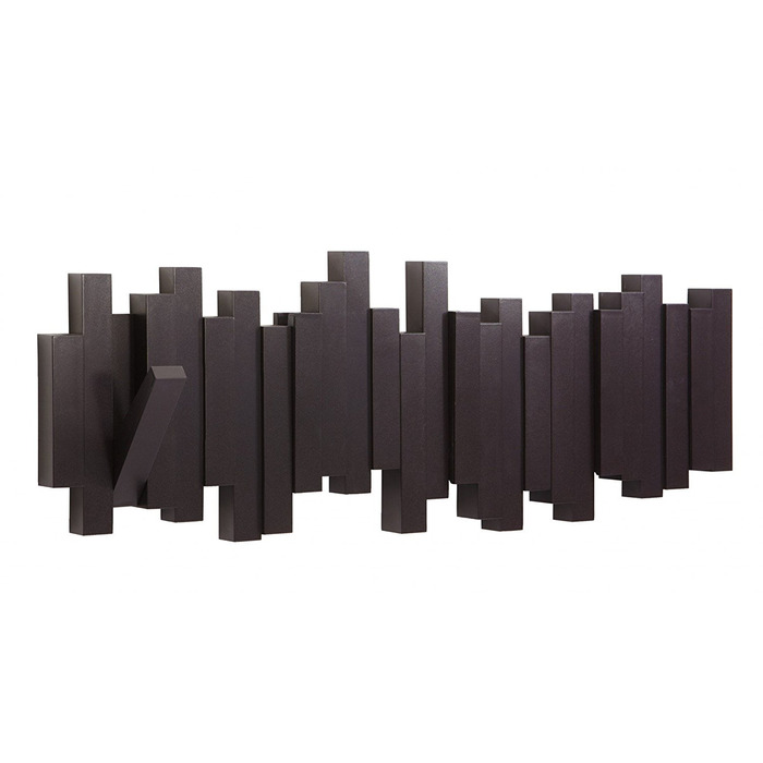 Вішак 50,8x19,1x3,2 см чорна Sticks Multi Hook Espresso Umbra