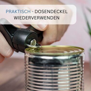 Інструкція з консервного ножа Westmark - безпечний консервний нож з плоскогубцями - велика ручка для безпечного поводження - нержавіюча сталь/пластик (білий) (Klu 2)