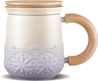 Чайная кружка с крышкой и ситечком, 420 мл Zens