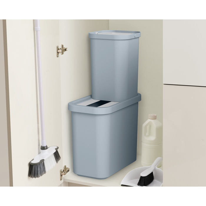 Набір відер для сміття 2 предмети світло-блакитні GoRecycle Joseph Joseph