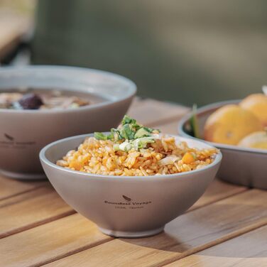 Безграничный Voyage Титановая чаша с двойными стенками для взрослых Детская посуда для кемпинга на открытом воздухе Чаша для риса из титана (220 мл-ti15147b.)