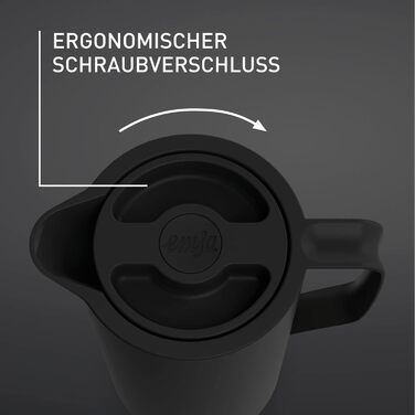 Термоглечик 1 л, чорний Motiva Emsa