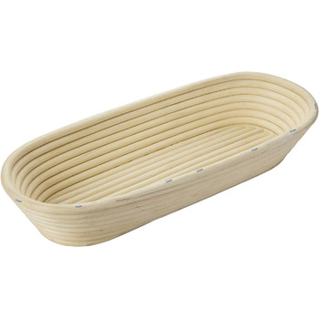 Кошик для вистоювання Westmark, для тіста для хліба вагою 1500-2000 г, овальний, довжина приблизно 40 см, ротангова тростина, світло-бежевий, 32022270 довжина одинарного 39,5 см