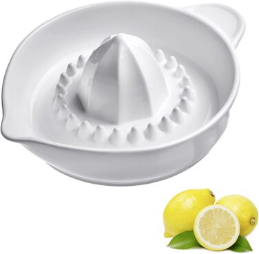 Соковижималка для цитрусових Westmark, Ємність 250 мл, З функцією сита та носиком, Керамічна, Біла, 30722260