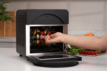 ARDESTO Мультипіч, 1700Вт, об'єм-14.5л, сенсорне керування, 50-220°C, нержав.сталь/пластик, сіро-чорний