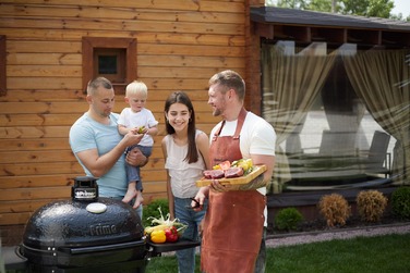 Керамический угольный гриль Primo Large Oval All in One PGCLGCG Код: 004193