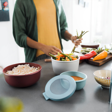 Набір контейнерів високих 4 предмета Nordic Blue Cirqula Mepal