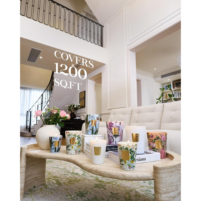 Необычайно большая ароматическая свеча с ванилью 990 г, время горения 150 часов M&SENSE