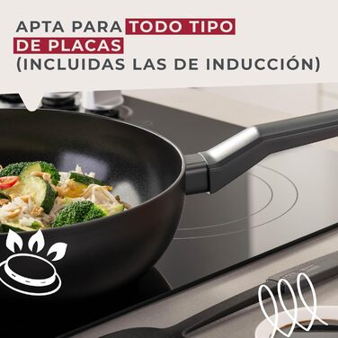 Сковорода вок 28 см з антипригарним покриттям Statement Fackelmann