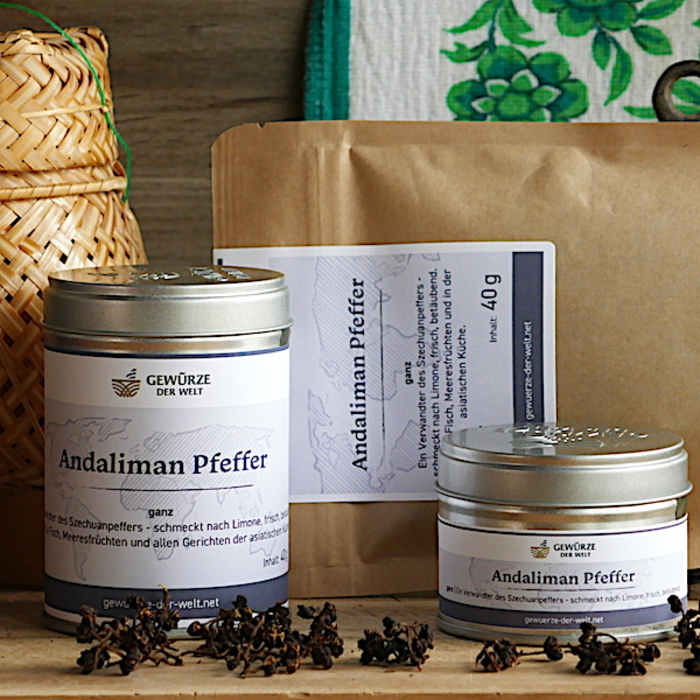 Андаліманський перець 30 г в банці Gewuerze der Welt