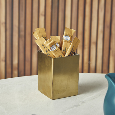 Підставка 5*6.8 см для пакетованого цукру, Gold Plated Stainless Steel, GenWare