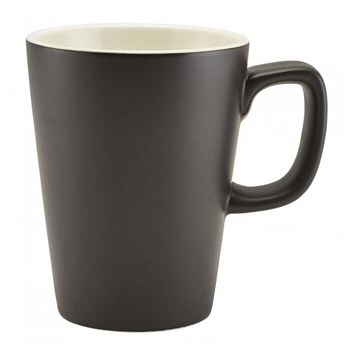 Кухоль 340 мл, чорна матова, Color Tea, GenWare