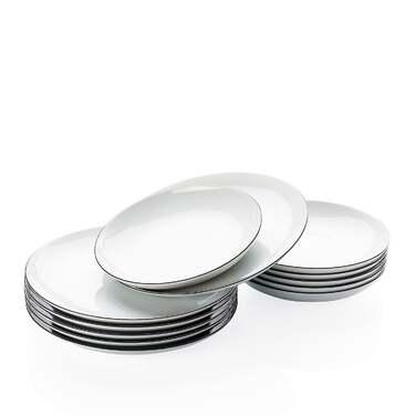 Набір посуду 12 предметів, чорний Cucina Arzberg