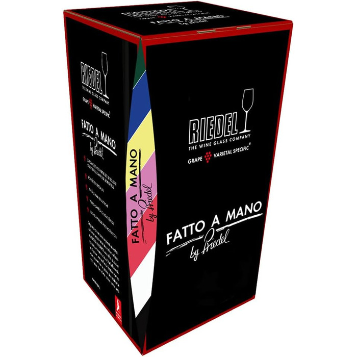 Келих Каберне 834 мл, червоний, Fatto A Mano Performance Riedel