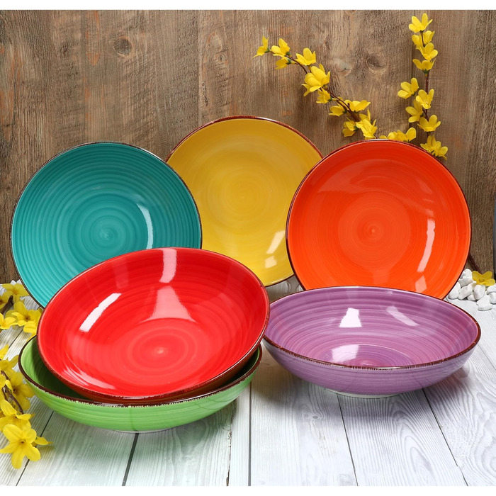 Тарілка для пасти 23,5 см 6 шт MamboCat