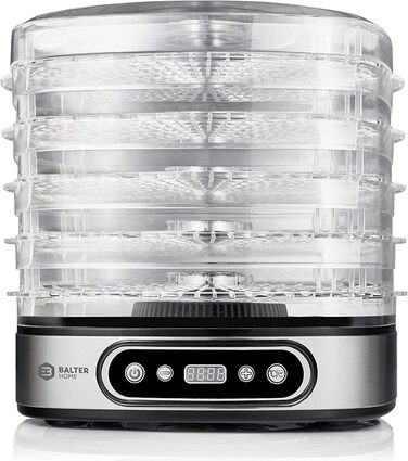 Дегідратор на 5 полиць, 500 Вт з LCD дисплеєм Balter