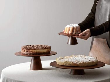 Підставка для торта дерев'яна 21 см Wood ASA