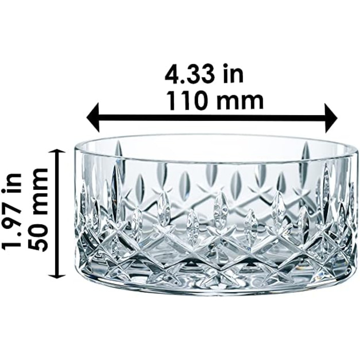 Чаша кришталева 11 см, набір 2 предмети, Noblesse Nachtmann