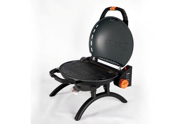 КОМПЛЕКТ Портативний переносний газовий гриль O-GRILL 500, чорний + шланг в подарунок! Код: 011672