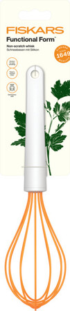 Венчик с силиконовым покрытием Fiskars Functional Form, белый (1023613)