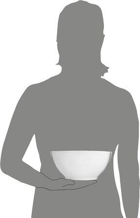 Набір салатників Singer Sunfort Набір мисок з 6 предметів на 4 персони з керамограніту, салатники Ємність 1,1 л, розширюваний, повсякденний, особлива вечеря, сімейна вечеря, відкритий набір чаш 1100 мл