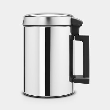 Настінний сміттєвий бак 3 л сталевий глянсовий NewIcon Brabantia