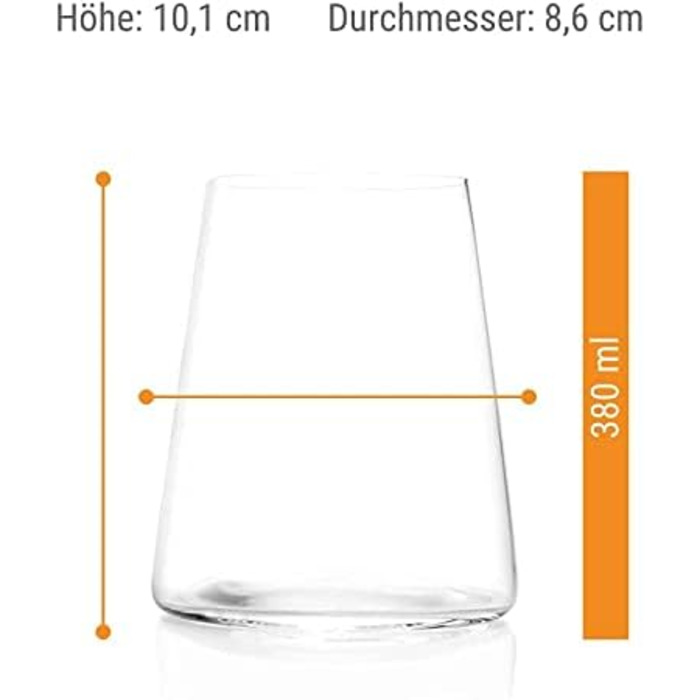 Келихи для білого та червоного вина, набір з 12 шт., Power Stölzle Lausitz