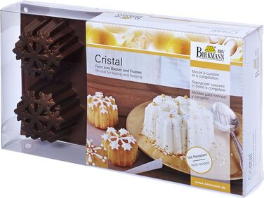 Форма для випічки у вигляді сніжинок, 30,6 x 18 x 5 см, бронзова, RBV Birkmann