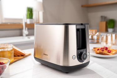 ARDESTO Тостер Steel Collection T-K200 800Вт, метал+пластик, сріблястий+чорний
