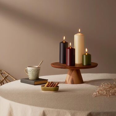 Свічки 4 шт. Bolsius Smooth Pillar