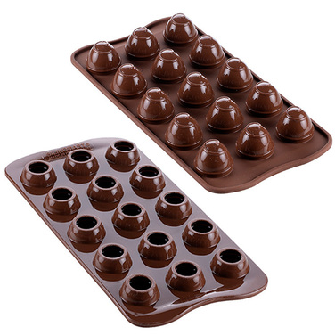 SCG052 Форма силіконова 'спіраль' Ø24 h30 мм, 9x15 Tot.135 мл